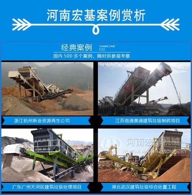 移动建筑垃圾处理设备 高效环保的背后，其价格高吗？